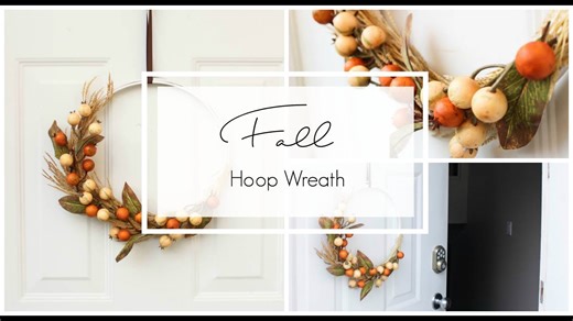 Fall Hoop Wreath