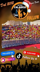 Coreografia 🟡 Curva "Massimo Capraro" 🔴 di Catanzaro, in occasione di Catanzaro-Cesena di Campionato del 27.12.2025.. ☼ #𝑼𝒍𝒕𝒓𝒂𝒔𝑪𝒂𝒍𝒂𝒃𝒓𝒊𝒂 © | Ultras Calabria