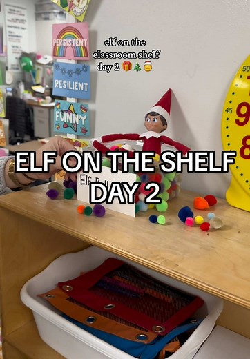 Elf on the Shelf Day 2: Classroom Activities and Decor