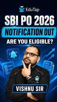 SBI PO Eligibility Criteria 2026 | SBI PO Prelims & Mains Eligibility 2026 | SBI PO Notification