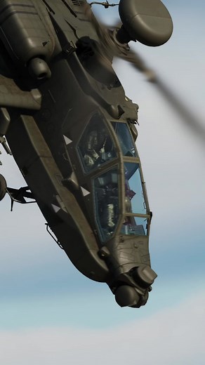 AH-64D display in #dcs #flightsimulator #USArmy