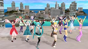 【MMD】みんなでＶ！！