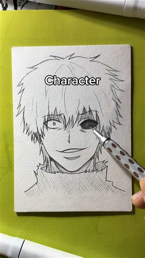 How to draw anime character from side view ? #anime #drawing #art #shorts