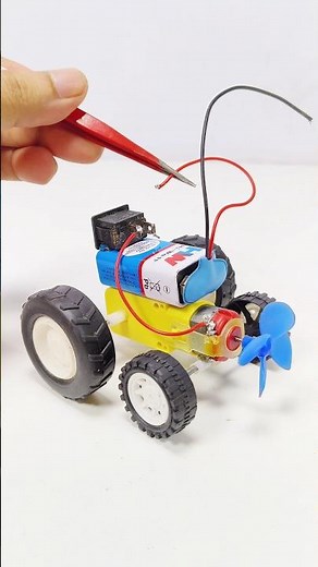 DC motor car / science project car / Motor car & Fan Car