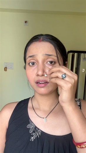 DIY Nose Ring at Home ✨Easy No-Piercing Nose Ring Hack 💍#shorts #viral #trending #nosering #diy#yt