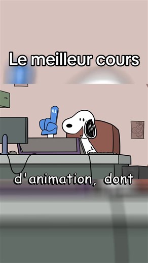 L’animation est officiellement le meilleur cours en école d’animation… très original 🦒 #matmot #animation #storytime #humour