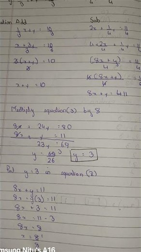 linear equation in two variable practise set 1.1