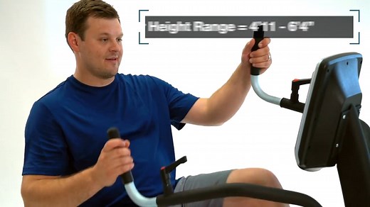 CardioStep Recumbent Semi-Elliptical Cross Trainer with Swivel Seat