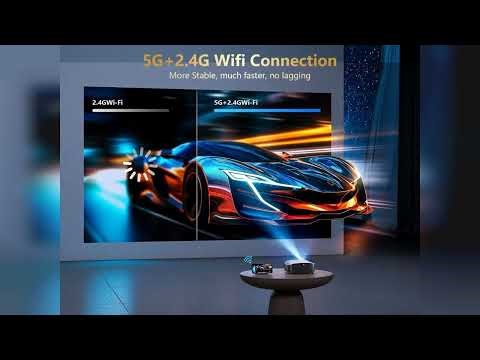 Review: GooDee Smart 4K Projector with 5G WIFI and Bluetooth, Netflix/Amazn Prime Video Certif...