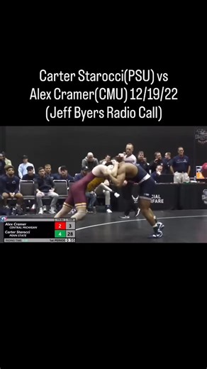 Hi everyone! Here is part of the Carter Starocci vs Alex Cramer match during the 2022-2023 season. Please like this video and follow me for more awesome content! Comment your thoughts down below and check out my TikTok and YouTube accounts. The links are in my bio. Thank you and enjoy the video! Come and join the team! 👍❤️🫶🤼📸🇺🇸 #carterstarocci #alexcramer #pennstate #centralmichigan #collegewrestling #pin | Sullivan Mason Random Vids