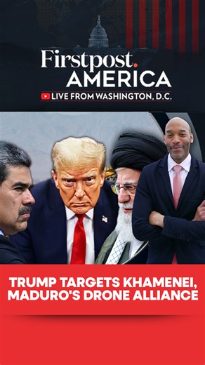 Firstpost on Instagram: "#FirstpostAmerica: Trump Targets Khamenei, Maduro's Drone Alliance The United States has imposed fresh sanctions targeting alleged weapons and drone cooperation between Iran and Venezuela, escalating tensions with both governments. Washington says a Venezuelan aviation company helped assemble Iranian-designed drones, linking the operation to Iran's military-industrial network."