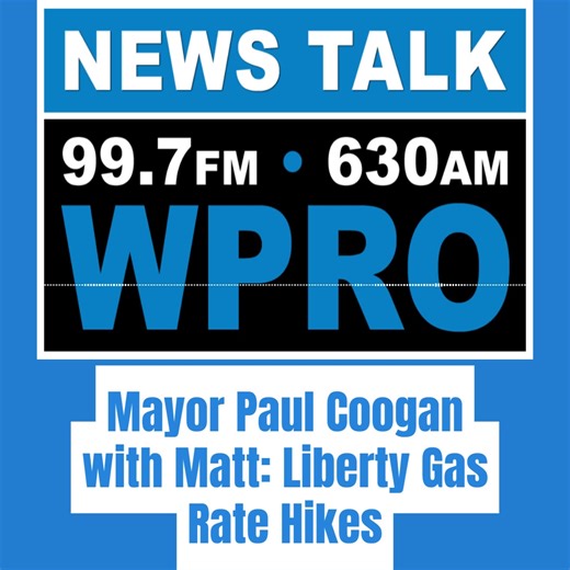 Fall River Mayor Paul Coogan joined Matt Allen yesterday to talk about the Liberty Gas price hikes in Massachusetts calling it "a punch in the mouth" Full conversation here!🎧 https://omny.fm/shows/the-matt-allen-show/fall-river-mayor-paul-coogan-liberty-gas-rate-hike | NewsTalk 99.7 & AM 630 WPRO