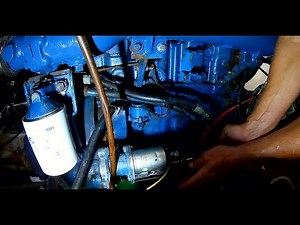 Perkins 4.236 Marine Diesel Engine: Starter Removal and Reinstallation