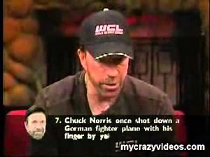 Chuck Norris hears his own facts...