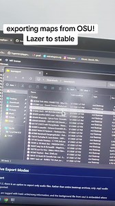 Exporting Maps from OSU! Lazer to Stable