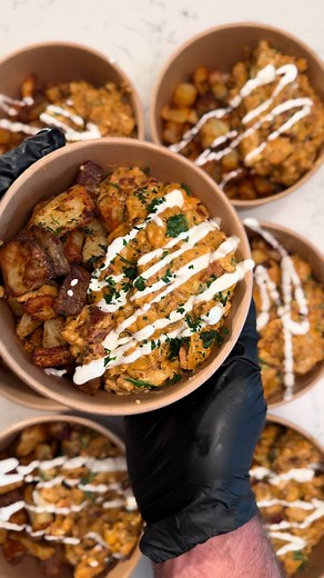 Queso Chicken Bacon Ranch Protein Bowls Recipe