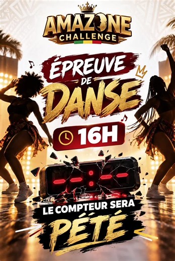 Amazone Challenge : grande épreuve de danse à 16h