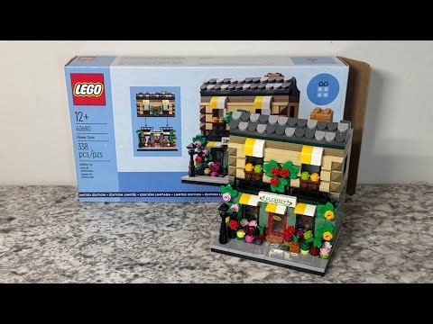 Flower Store - LEGO Timelapse