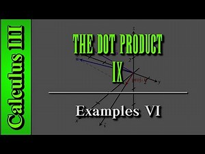 Scalar, Vector, and Orthogonal Projection Examples