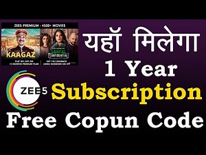How to Get Free 1 Year Zee5 Premium membership || Free Zee5 Premium Subscription Code 2021