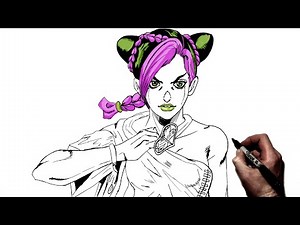 How To Draw Jolyne Kujo | Step By Step | Jojo's Bizarre Adventure