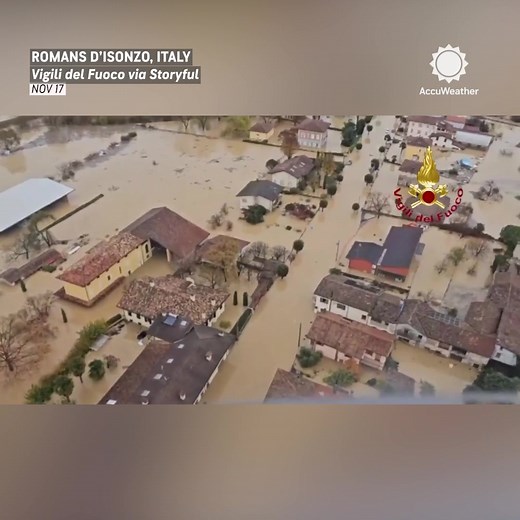 48K views · 1.5K reactions | Extreme rainfall caused flooding and mudslides in Northern Italy Sunday into Monday. More than 10 inches of rain fell in less than 24 hours in some areas, according to reports. | AccuWeather | Facebook