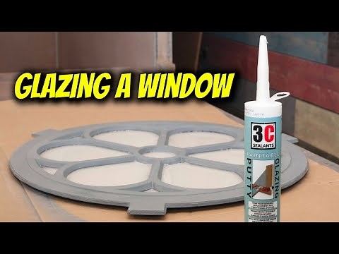 How to Glaze A Window - Using 3C's Paintable Glazing Putty