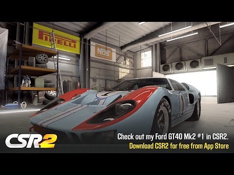 【CSR2】GT40 Mk2 #1, shift & tune for 9.837