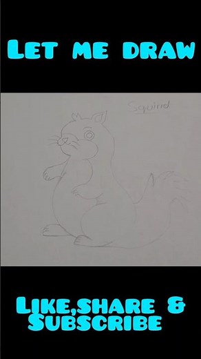 :How to Draw a Cute Squirrel (Step-by-Step Easy Drawing)