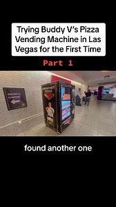 Trying Buddy V’s Pizza Vending Machine in Las Vegas for the First Time... #pizzalover #cakeboss #lasvegas #pizza | Kristin And Jamil