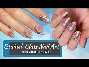 Stained Glass Nail Art Tutorial with Magnetic Polishes