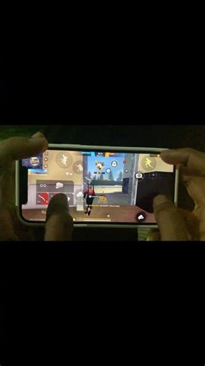 free fire handcame in iphone 12🇧🇩5 finger HUD