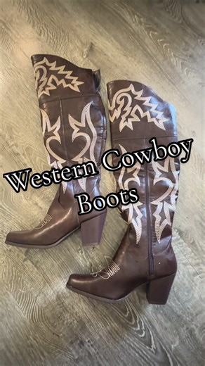 Tell me these don’t look like designer western boots. #greenish #stagecoach #cowboyboots #festivalseason #tiktokshopspringglowup