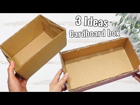 3 Awesome Cardboard Box Projects! DIY Cardboard Box