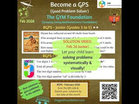 Become a GPS Junior Solution | February 2026 | Numeric approach