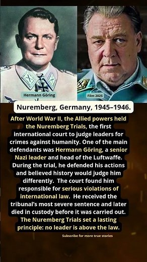 Nuremberg Trials Explained: Who Was Hermann Göring?