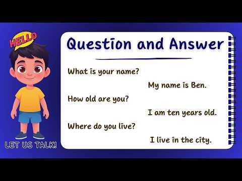 QUESTION & ANSWER | ABOUT BEN | Learn English Through Conversation | Read along | with Teacher Jake
