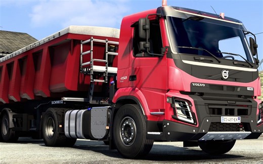 欧卡2Mod：大家要的沃尔沃新FM&FMX和D13声音 D13 Sound mod Volvo FM&FMX ETS2 MOD 1.40