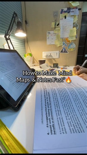 How to Make Mind Maps & Notes Fast”🔥#shorts#studywithme