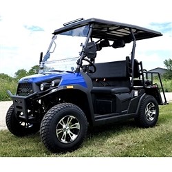 Gas Golf Cart Utility Vehicle UTV Rancher 200 EFI With Automatic Trans. & Reverse - RED