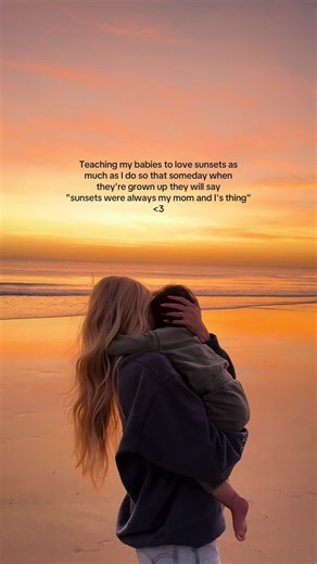 Mom's Love: Sunsets & Motherhood Memories
