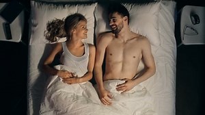 Direct Above View Couple Lying Bed Stock Footage Video (100% Royalty-free) 9026521 | Shutterstock