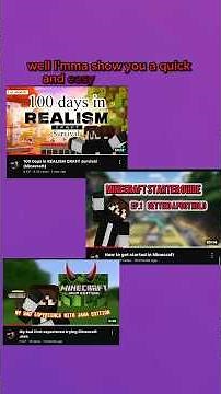 How to make Minecraft thumbnails using bedrock #gaming #fyp #helpful #minecraft #bedrock
