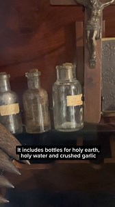 It wouldn't be Halloween without a look at our Vampire Killing Kit 🧛 Although this may *look* like a Victorian kit to keep the user safe from the undead, it is actually a late 20th century piece, more akin to a film or magicians prop. #armsandarmour #vampires #halloween #royalarmouries #museum #leeds #history | Royal Armouries