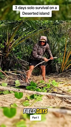 62K views · 505 reactions | 3 days solo survival on a deserted island #camping #fishing #survival #catchandcook #outdoors #fielddays #fyp | Field Days | Facebook