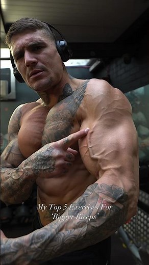 My top 5 exercises for building ‘Bigger Biceps’💪#biceps #workout