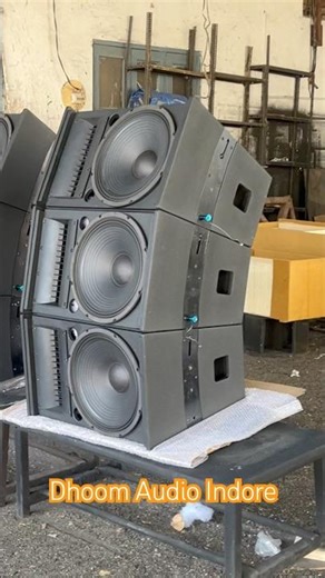 क्या ?? 15” line array डबल डेकर DJ गाड़ी के लिए #dj on wheel #jbl#djsound #speaker#rcf # Dhoom Audio