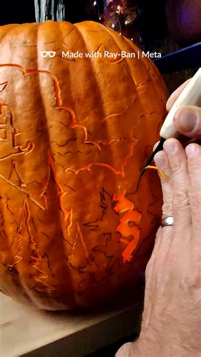 check out how the pumpkin pro Adam Bierton uses meta ai to help create some truly spook-tacular art 🎃 | Meta