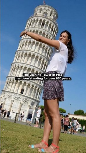 Why Everyone Pretends to Hold Up Pisa #history #arthistory