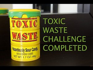 Toxic Waste Hazardously Sour Candy Challenge!?
